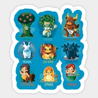 Mythology Creatures Sticker